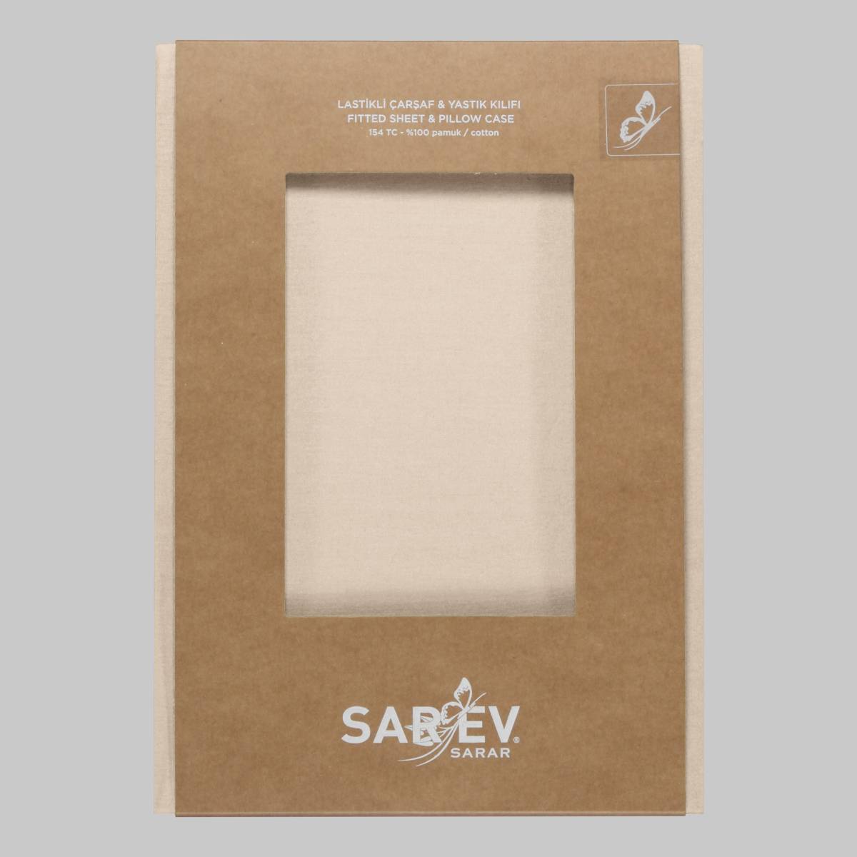 Fitted Ranforce Çarşaf Seti 160x200 Krem - 2