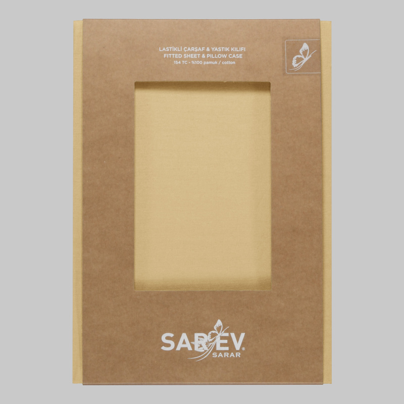 Fitted Ranforce Çarşaf Seti 120X200 Sarı - SAREV