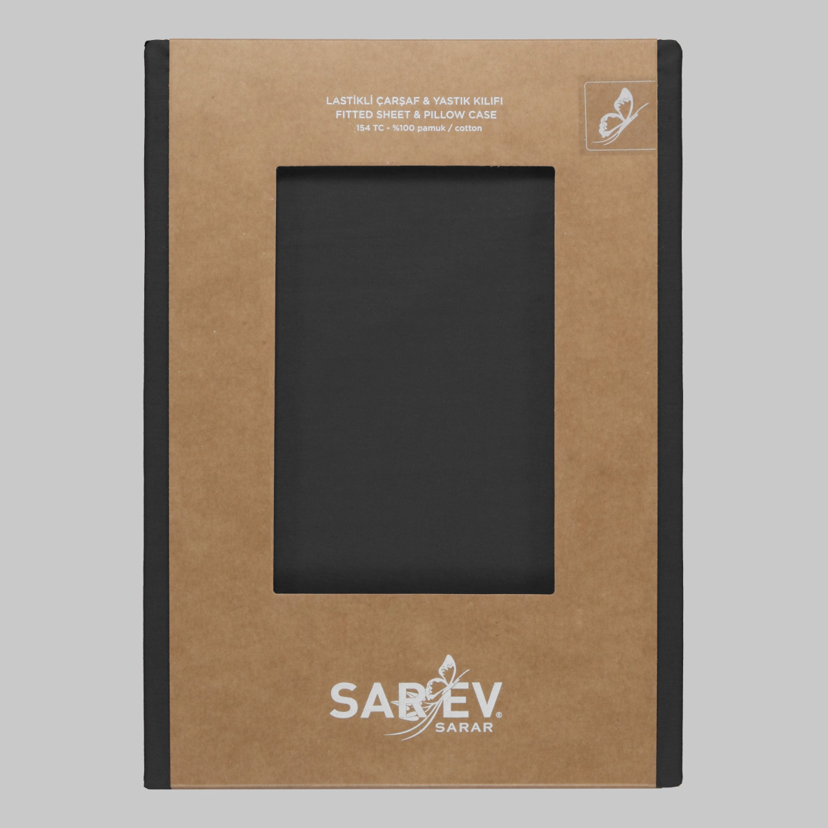 Fitted Ranforce Çarşaf Seti 120X200 Antrasit - 2