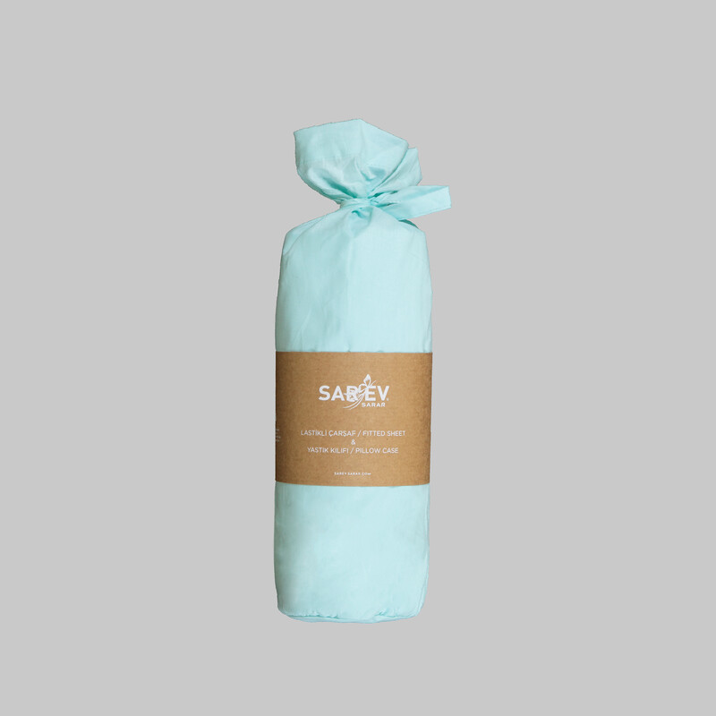 Fitted Ranforce Çarşaf Seti Tek Kişilik Mint Yeşil 