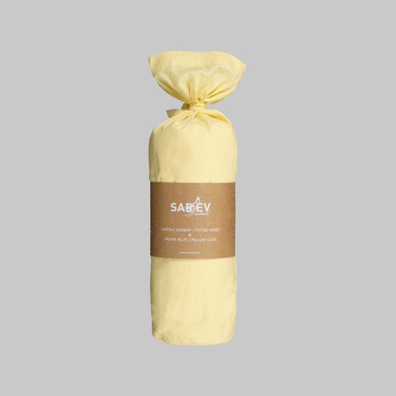 Fitted Ranforce Çarşaf Seti Tek Kişilik Sarı 