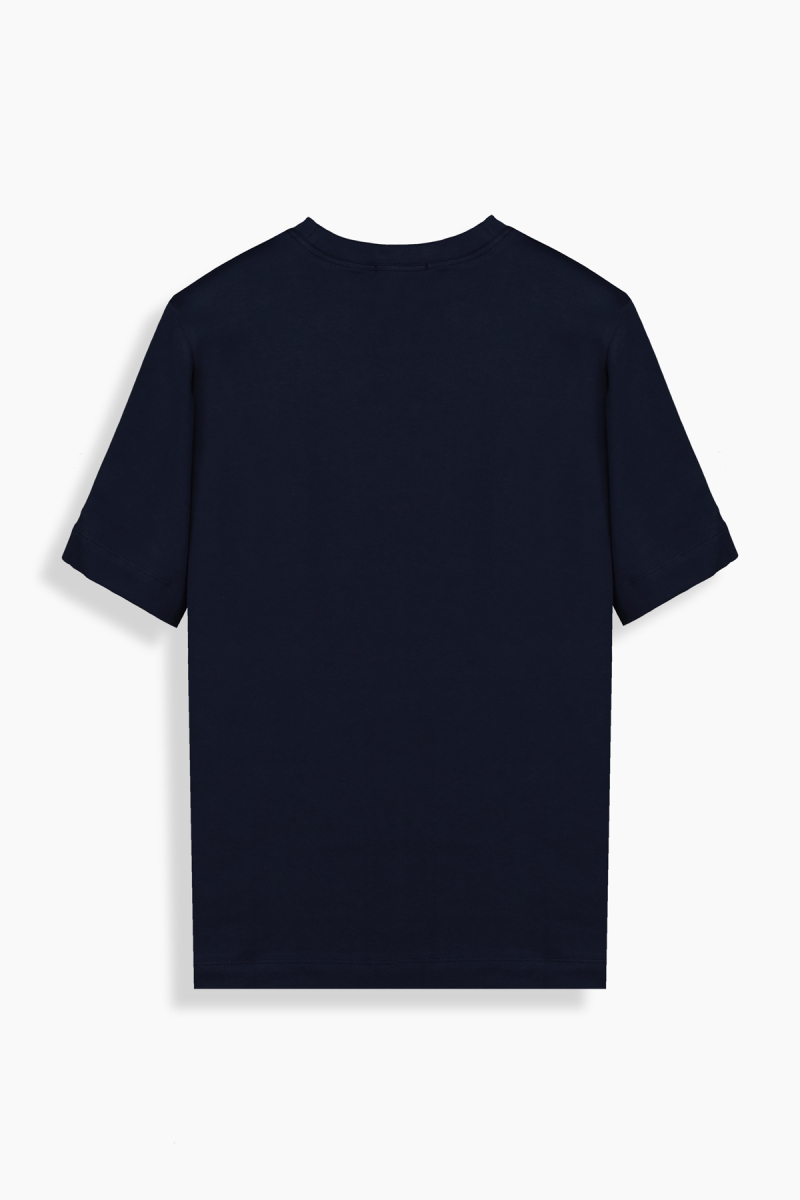 Fiyero Bisiklet Yaka Lacivert Tişört - 2