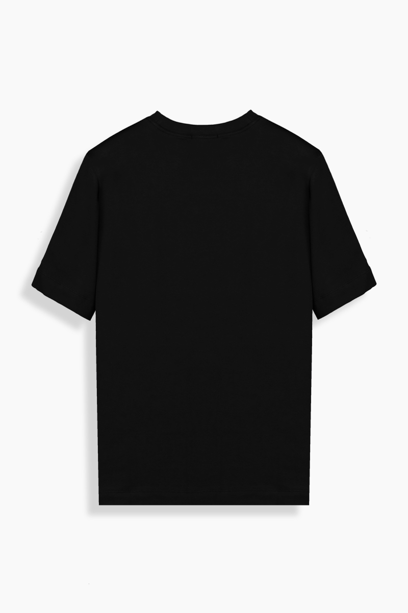 Fiyero Bisiklet Yaka Siyah Tişört - 2