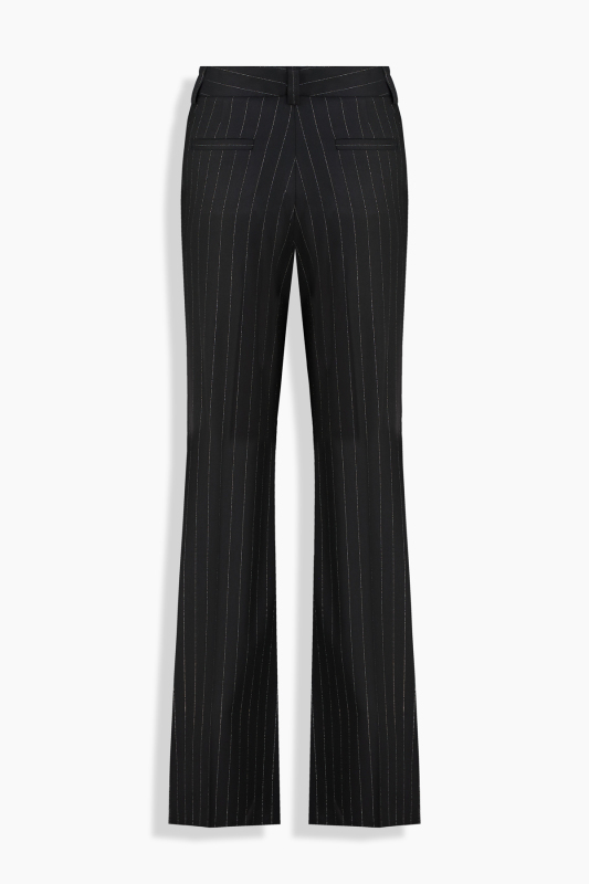 Fleet Çizgili Siyah Pantolon - SARAR WOMAN