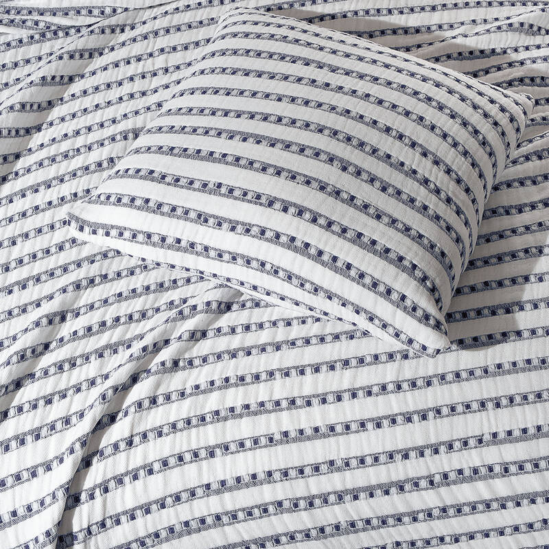 Flint Mavi Yatak Örtüsü Çift Kişilik - 3