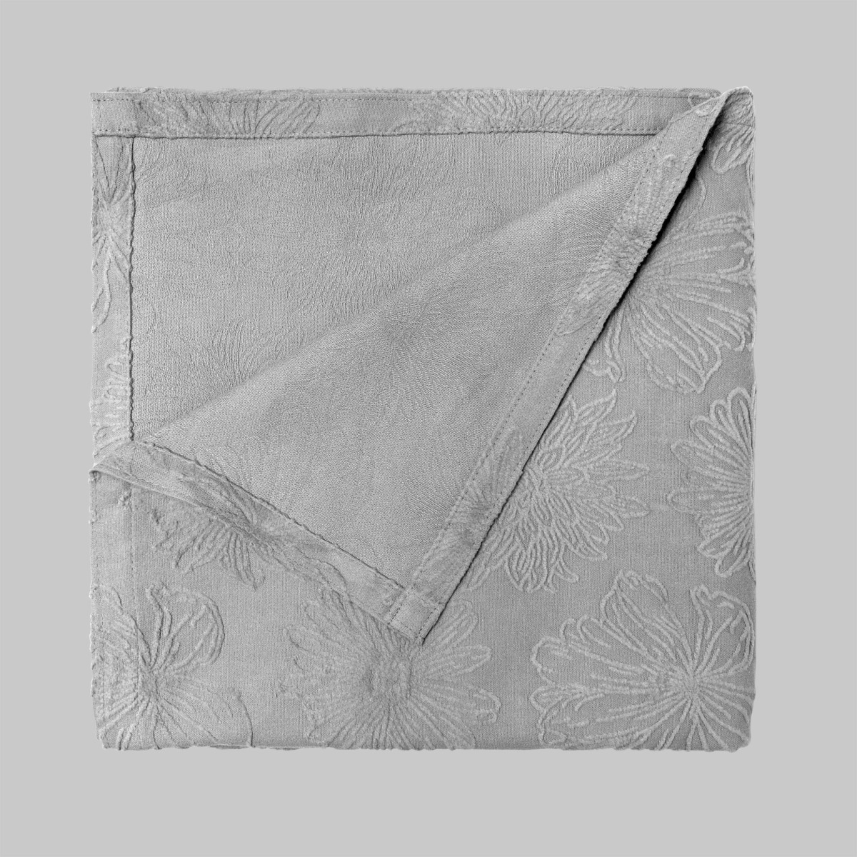 Florion Yatak Örtüsü Çift Kişilik Gri - 4