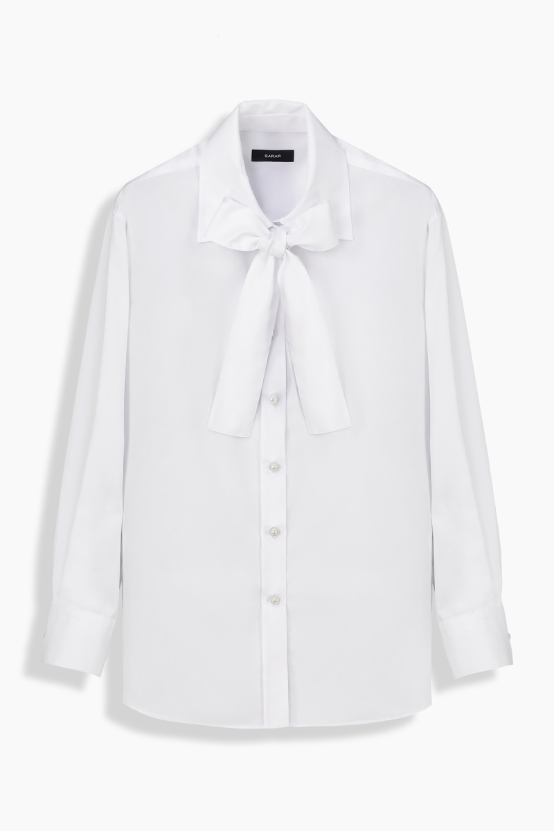 Flory Uzun Kol Beyaz Gömlek - 1