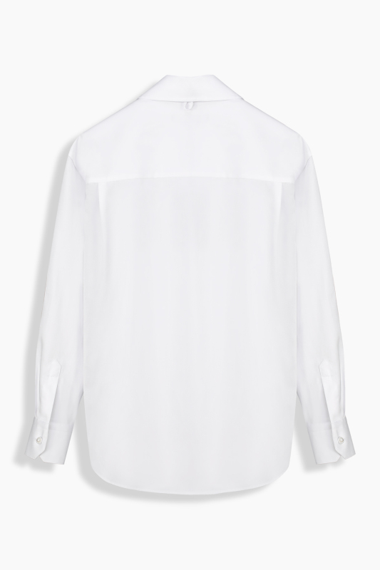 Flory Uzun Kol Beyaz Gömlek - SARAR WOMAN