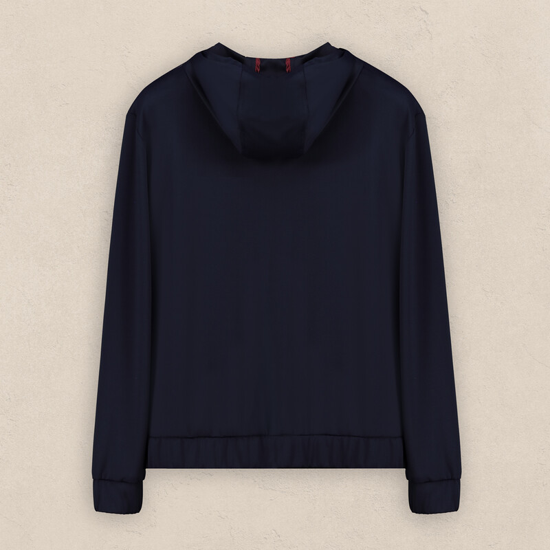 Florya Kapüşonlu Lacivert Mont - INTERVIEW