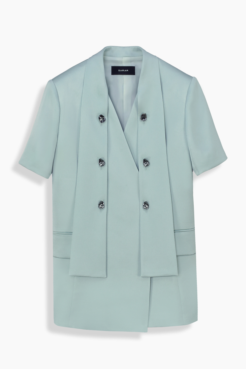 Fraba Çağla Yeşili Kısa Kol Ceket - 2