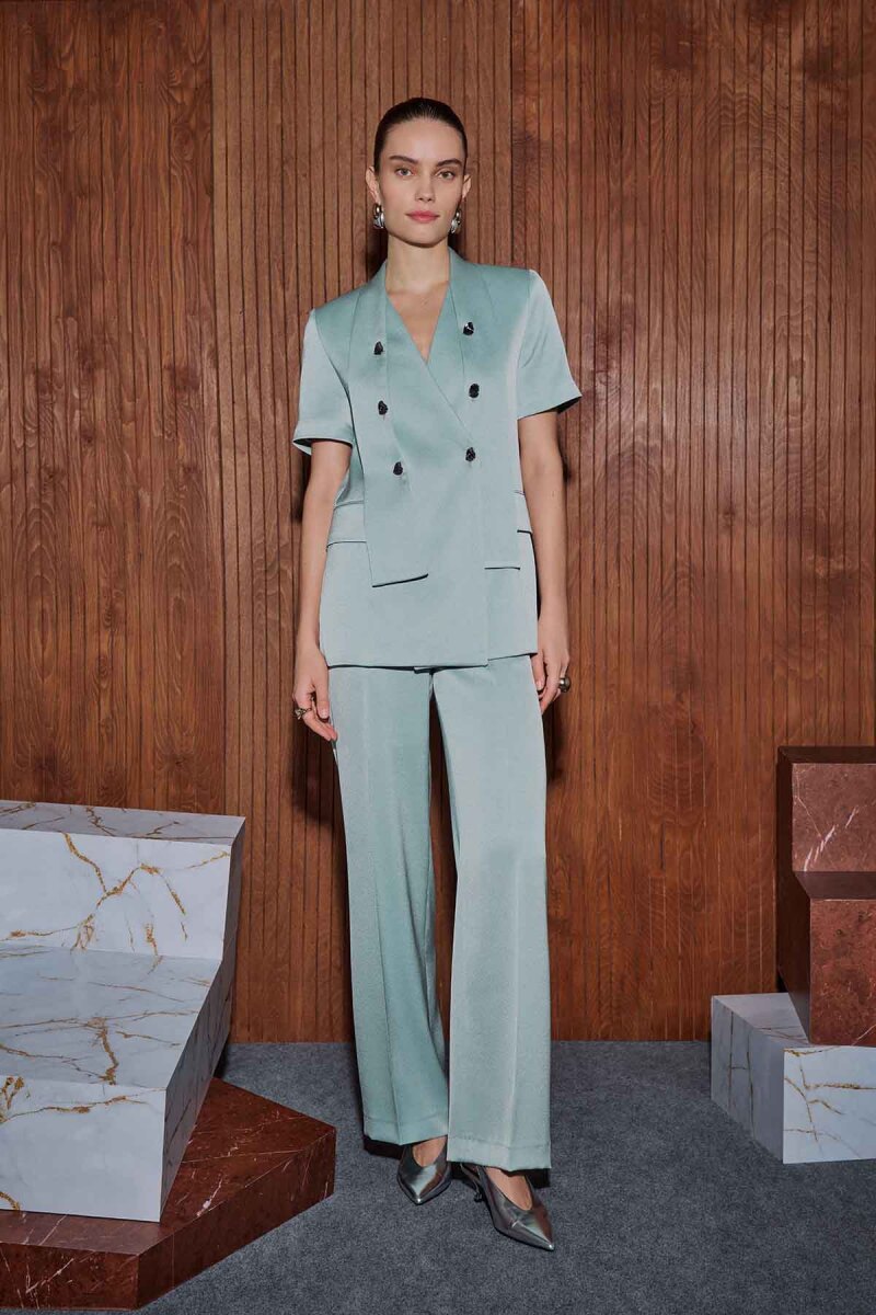 Fraba Çağla Yeşili Pantolon - 1