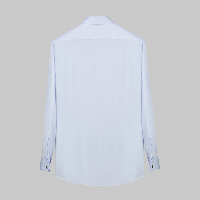 Frank Klasik Geniş Manşet Açık Mavi Gömlek - CCS SARAR