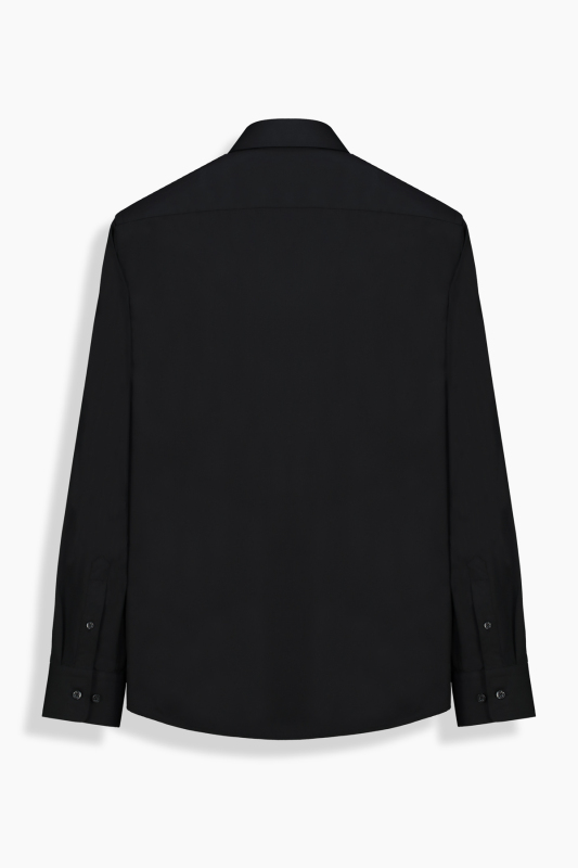 Frank Slim Uzun Kol Siyah Gömlek - CCS SARAR