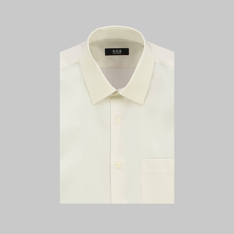 Frank Uzun Kol Klasik Bej Gömlek - 3