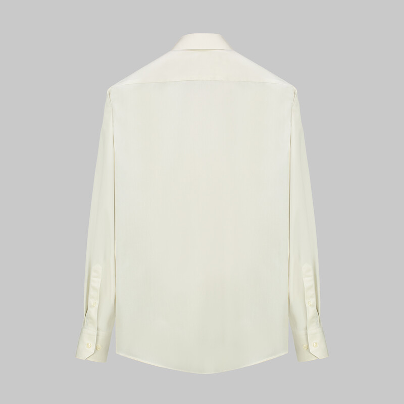 Frank Uzun Kol Klasik Bej Gömlek - CCS SARAR