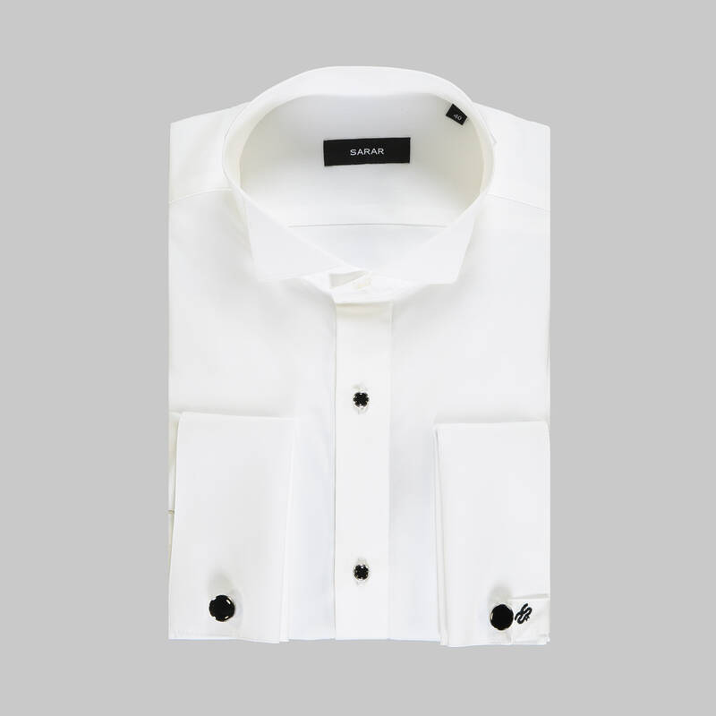 Beyaz Smokin Gömlek - 5