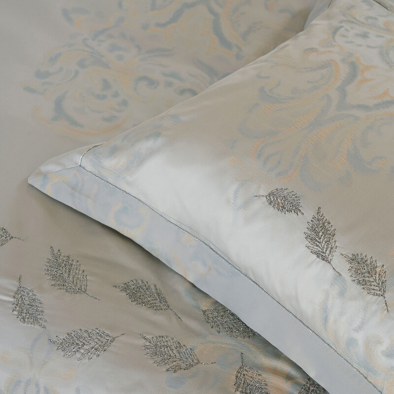 Galates Jakarlı King Size Nevresim Takımı Gri - SAREV