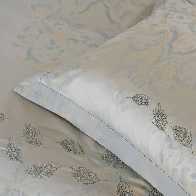 Galates Jakarlı King Size Nevresim Takımı Gri - 2