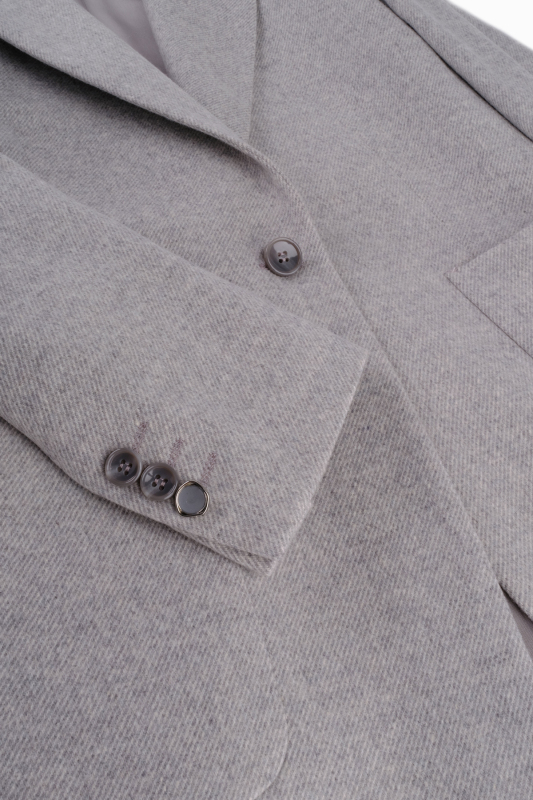 Galile Açık Gri Kadın Ceket - SARAR WOMAN