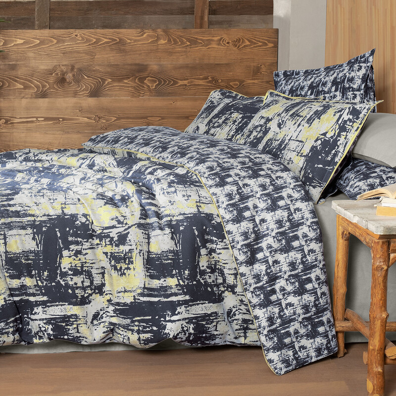 Galiya Flanel Tek Kişilik Bej Nevresim Takımı - SAREV