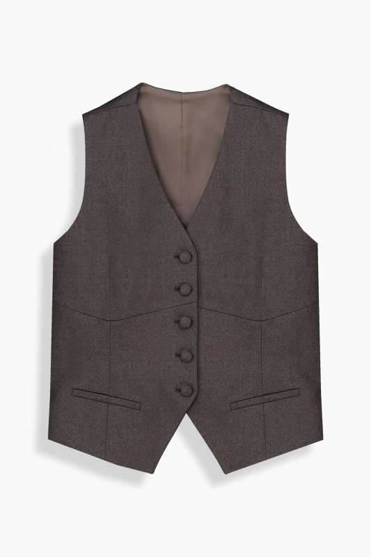 Gaudy Kahverengi Yelek - SARAR WOMAN