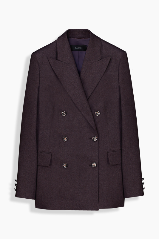 Gaudy Mürdüm Ceket - SARAR WOMAN