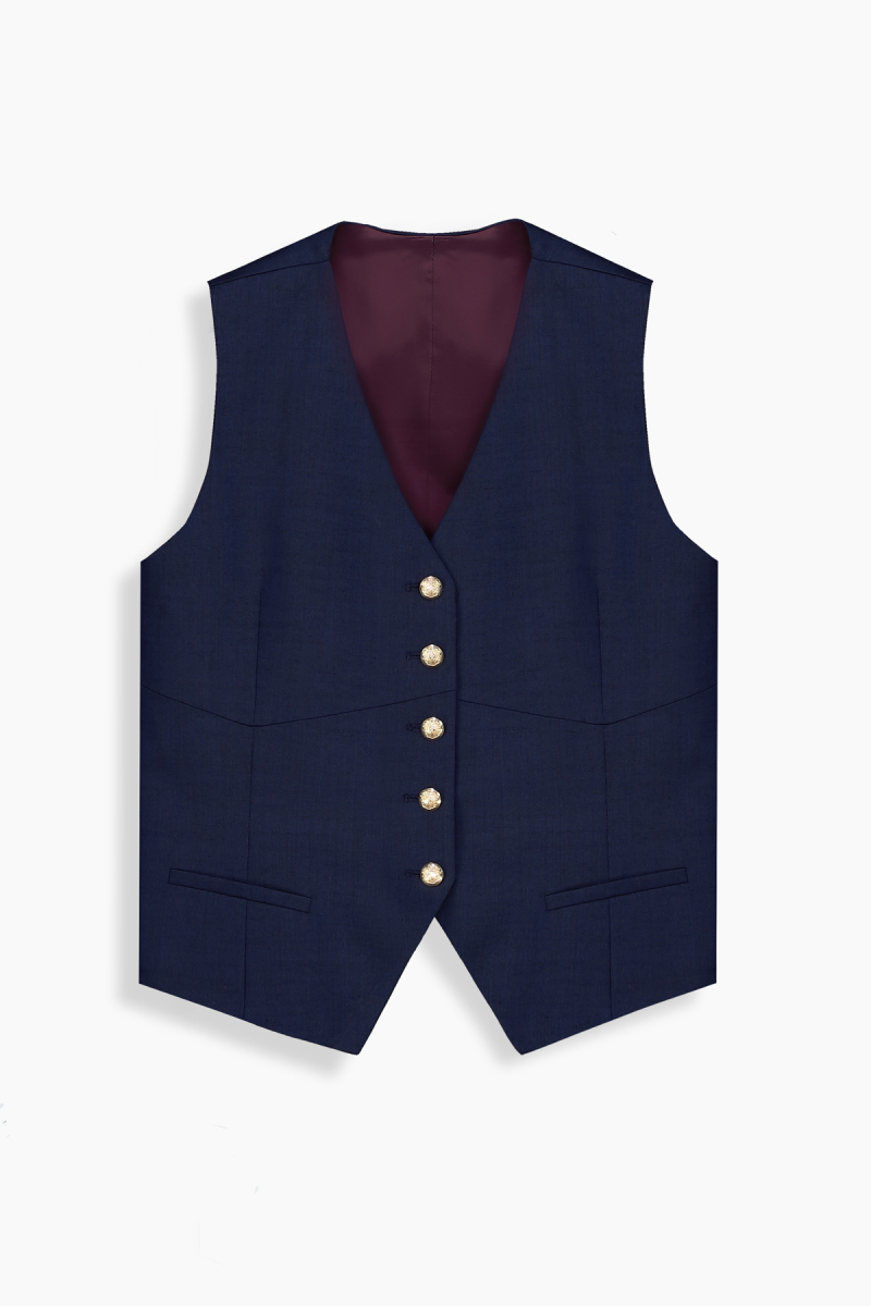 Gaudy Lacivert Yelek - 1