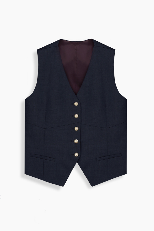 Gaudy Lacivert Yelek - SARAR WOMAN