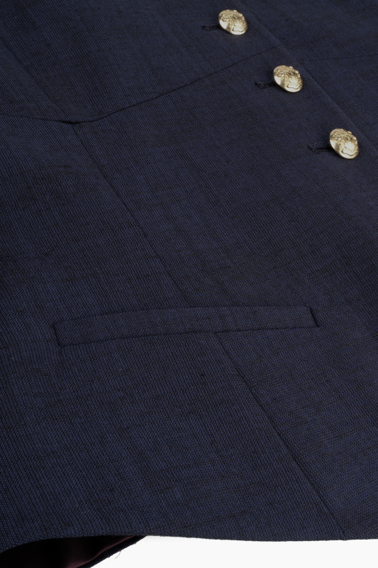 Gaudy Lacivert Yelek - SARAR WOMAN