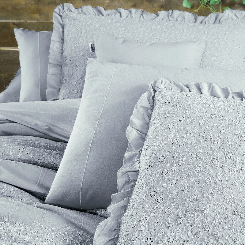 Girona Nevresim Takımı King Size Mavi - SAREV