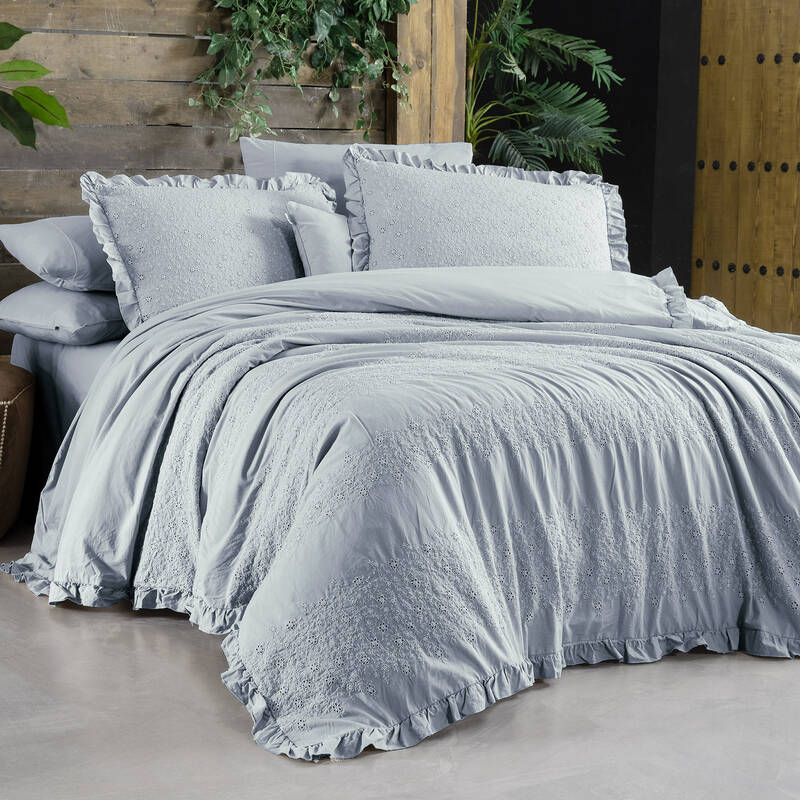 Girona Nevresim Takımı King Size Mavi - 1