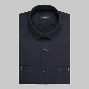 Giza Selection Lacivert Gömlek - SARAR