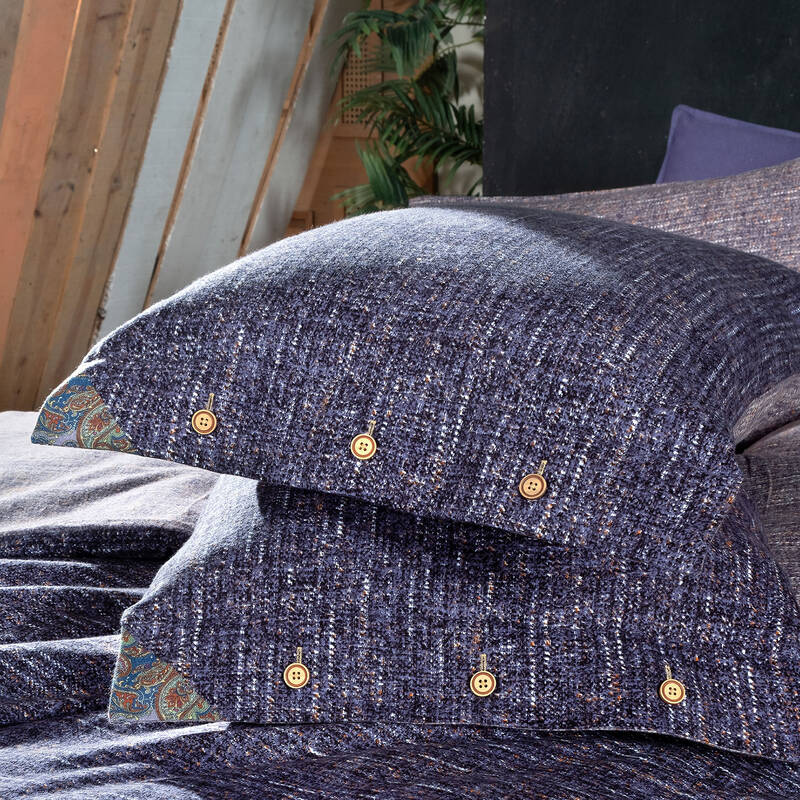 Glamis Flanel King Size Nevresim Takımı Lila - 2