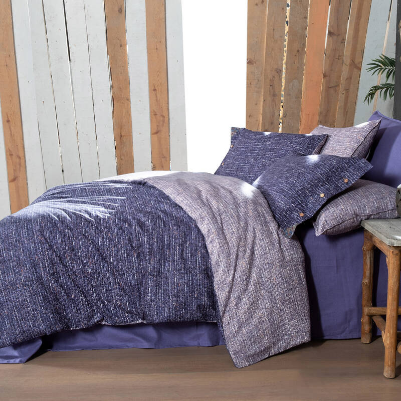 Glamis Flanel King Size Nevresim Takımı Lila - 3