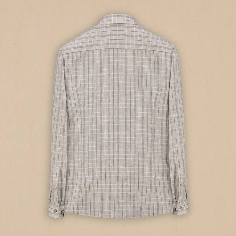 Goias Açık Kahverengi Pamuklu Gömlek - 2