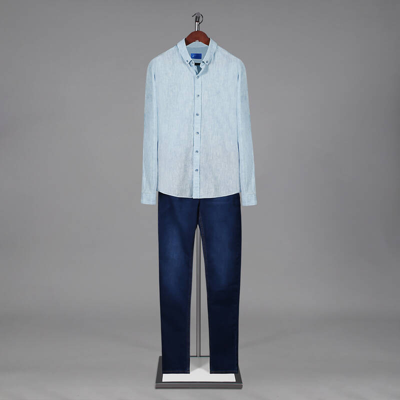 Goias Açık Mavi Slim Gömlek - 4