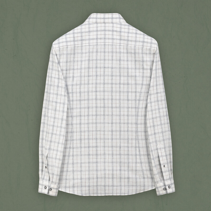 Goias Beyaz Pamuklu Gömlek - INTERVIEW