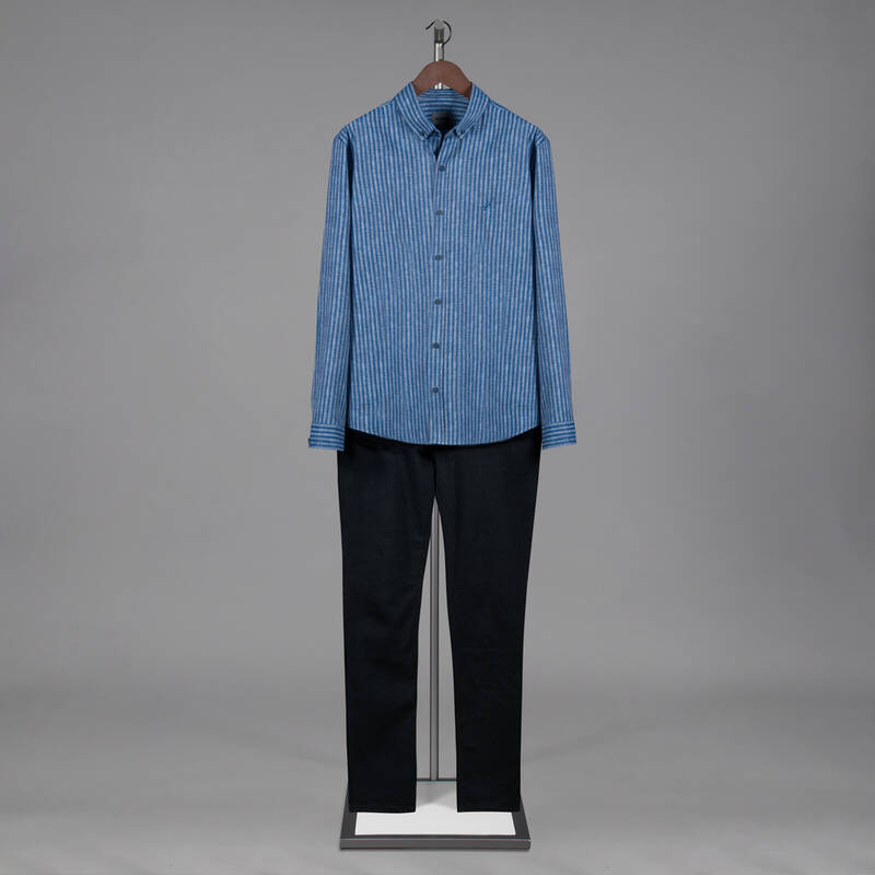 Goias Çizgili Parlement Gömlek - 4