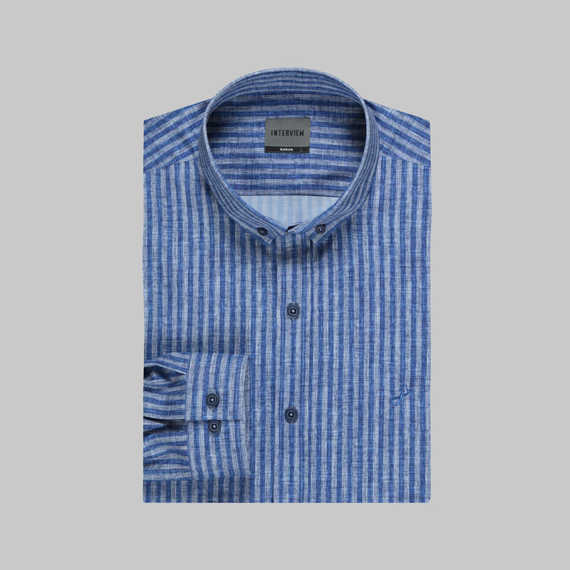 Goias Çizgili Parlement Gömlek - INTERVIEW