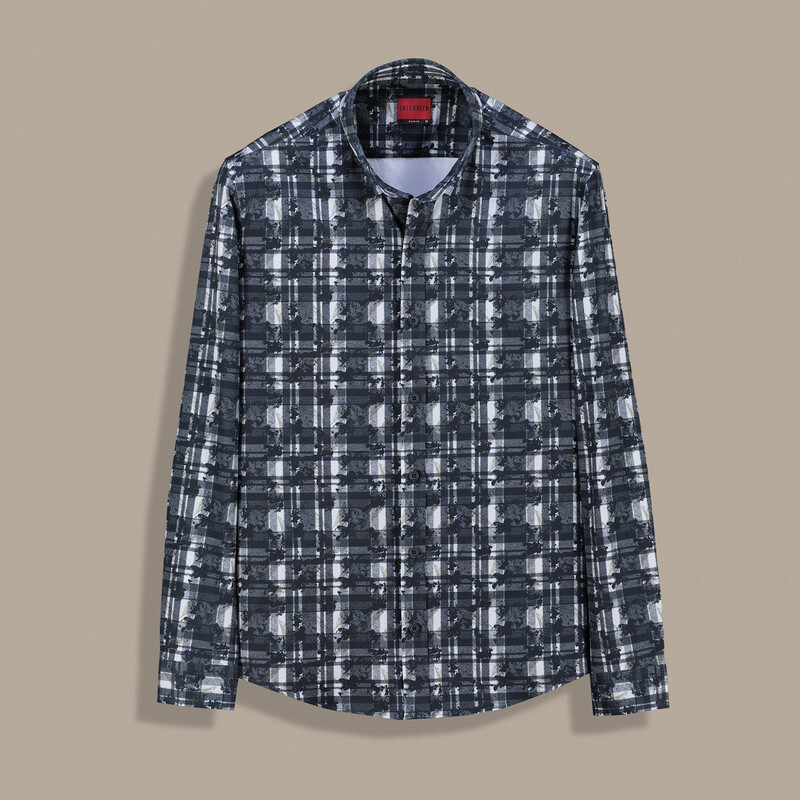 Goias Desenli Siyah Gömlek - INTERVIEW