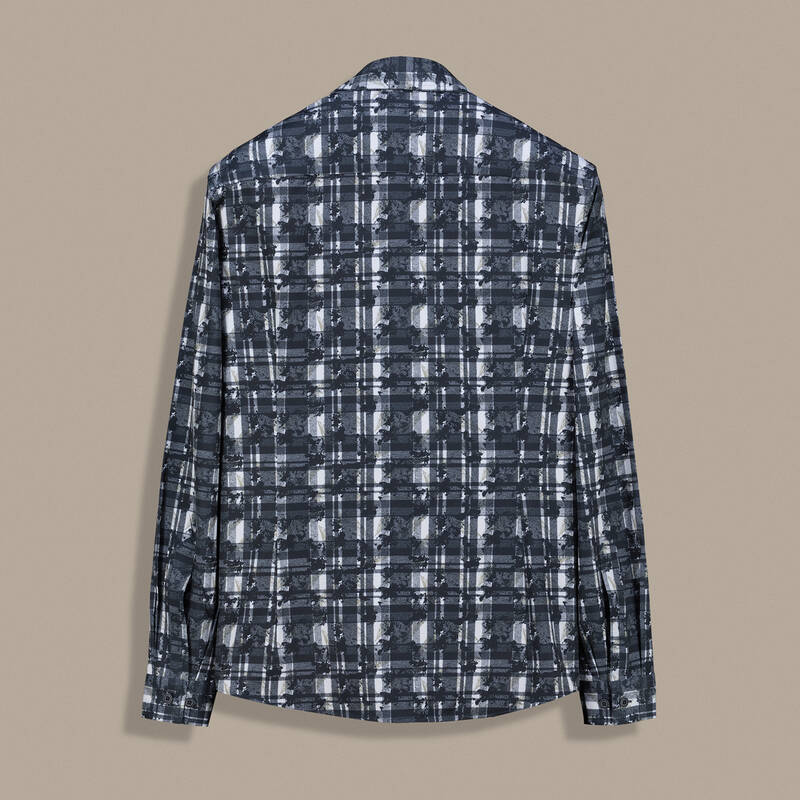 Goias Desenli Siyah Gömlek - 2