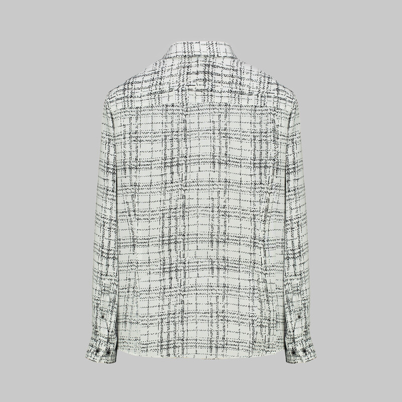 Goias Kareli Beyaz Slim Gömlek - INTERVIEW