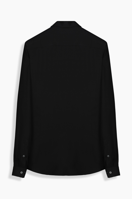 Goias Klasik Siyah Gömlek - INTERVIEW