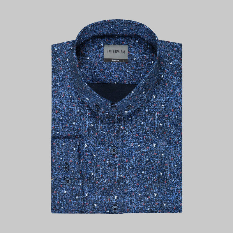 Goias Lacivert Uzun Kol Gömlek - 3