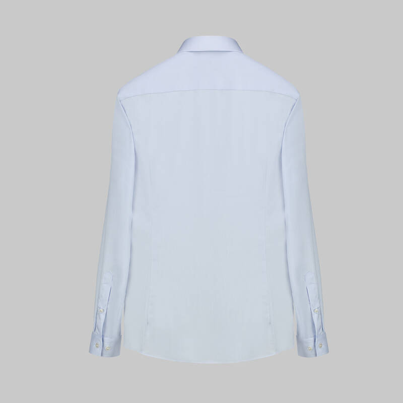 Goias Düğmeli Yaka Açık Mavi Slim Fit Gömlek - 2