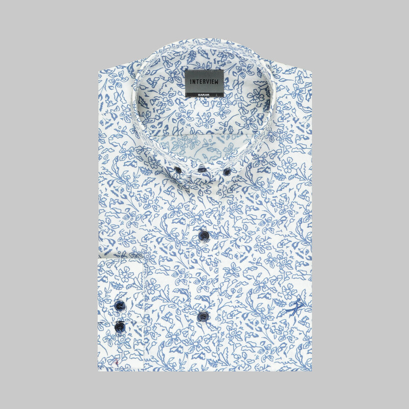 Goias Beyaz Erkek Gömlek - INTERVIEW