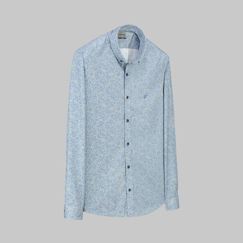 Goias Gri Erkek Gömlek - 1