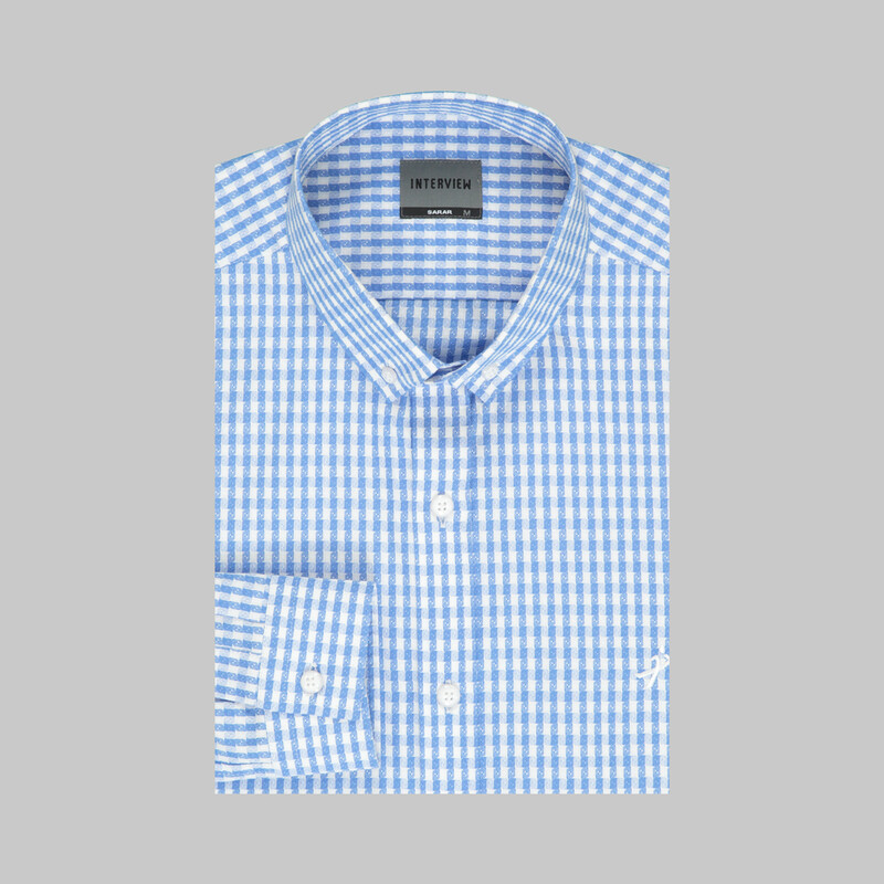 Goias Kareli Mavi Gömlek - INTERVIEW