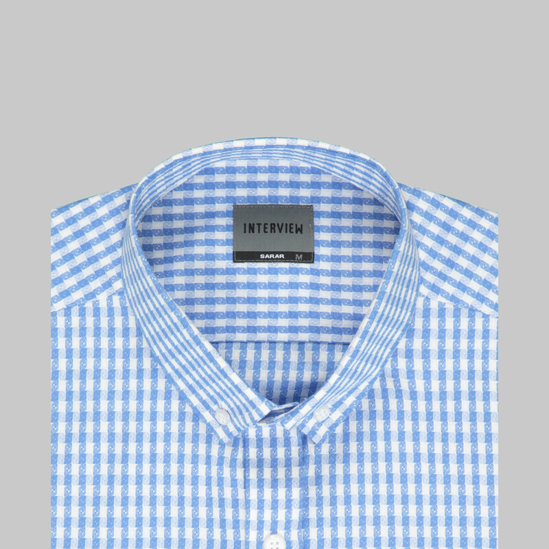 Goias Kareli Mavi Gömlek - INTERVIEW