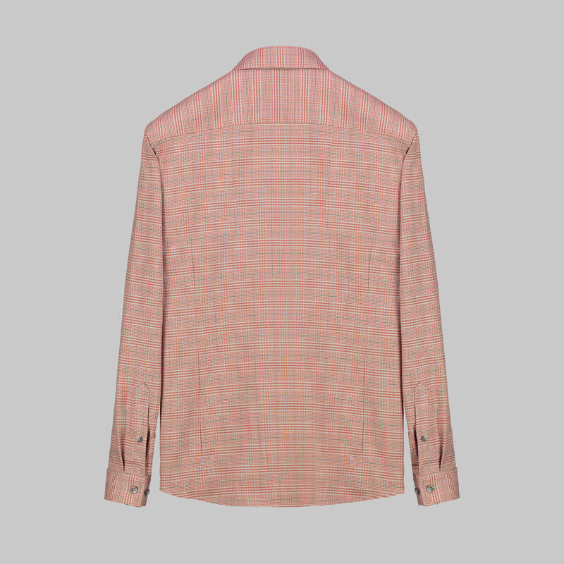 Goias Kareli Desenli Kırmızı Gömlek - 2